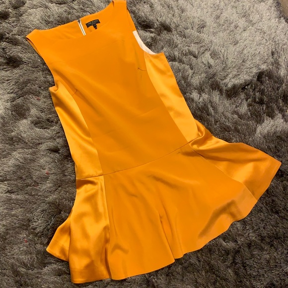 Rag & Bone Silk Satin Two Tone Drop Waist Dress - Picture 2 of 4